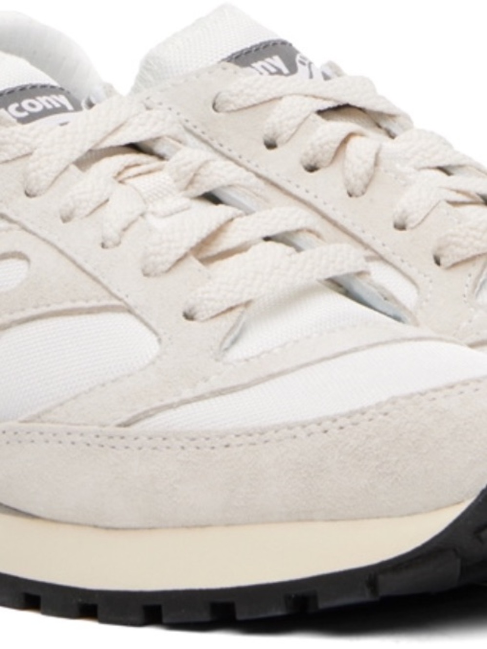 Mens 7.5 SAUCONY JAZZ 81 White/Grey